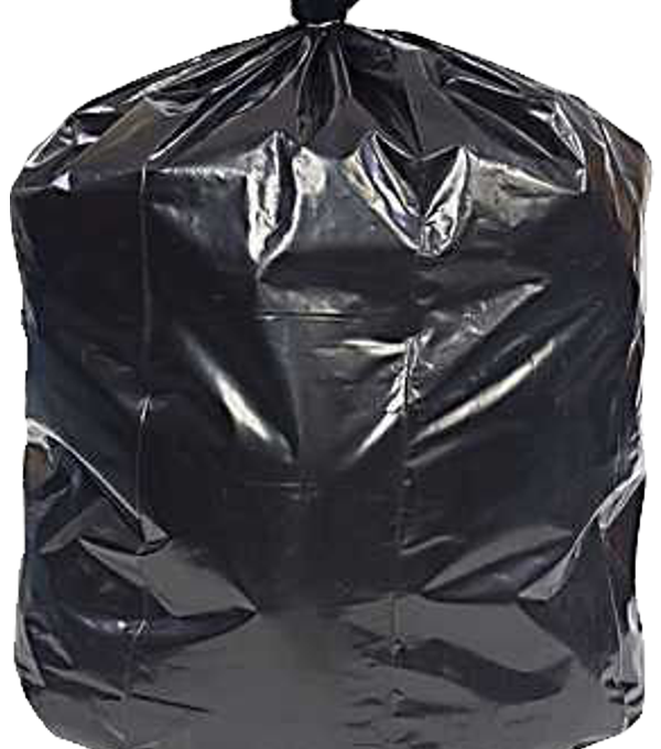 LD Black Trash Bags, 33x40 (33 Gallon)