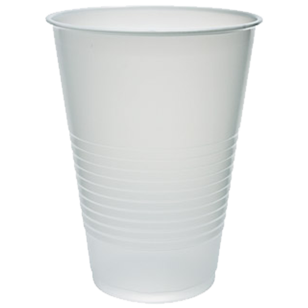 Translucent Thin Wall Plastic Cold Drinking Cup, 16 oz