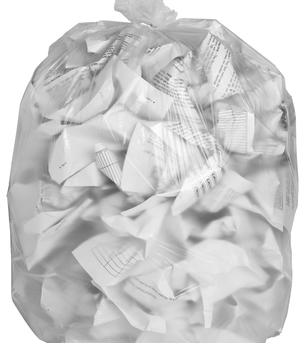 HD Clear Trash Bags, 24x24 (10 Gallon)