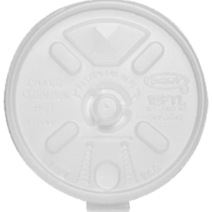 Dart 12FTLS Translucent Lift N' Lock Lid With Straw Slot