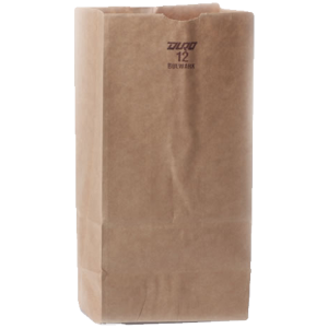 Brown Paper Bags, 12 lb