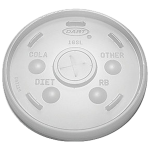 Dart Translucent Lid With Straw Slot, 16SL