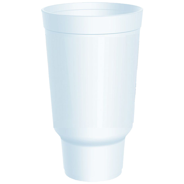 Dart Pedestal Based Foam Cups, 32 oz (32AJ32)