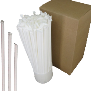 Wrapped  Straws 10.25" (Giant)