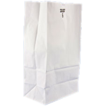 White Paper Bags, 6 lb