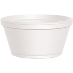 Foam Food Containers (Wide), 8 oz
