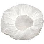 White Bouffant Cap, 21"