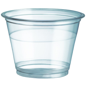 Clear PET Plastic Cups, 9 oz (92mm)