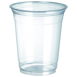 Clear PET Plastic Cups, 12 oz. (92mm)