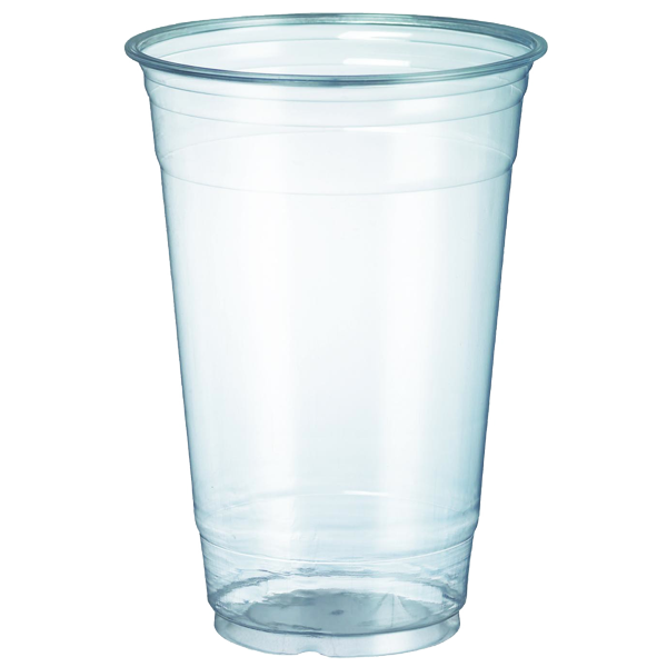 Clear PET Plastic Cups, 20 oz (98mm)