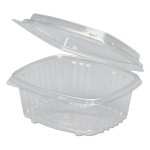 Clear Hinged Deli Container, 12 oz