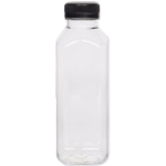 Square PET Juice Bottles, 32 oz