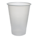 Translucent Thin Wall Plastic Cold Drinking Cup, 7 oz