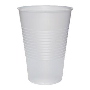 Translucent Thin Wall Plastic Cold Drinking Cup, 10 oz