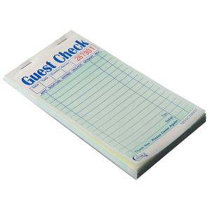 Guest Check 2 Part