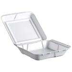 Single Compartment Foam Hinged Lid, Small