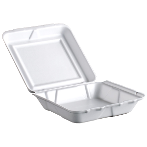 Single Compartment Foam Hinged Lid, Small