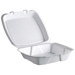 Single Compartment Foam Hinged Lid, Medium