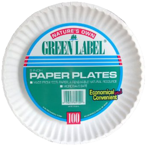 9" Paper Plates