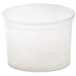 Plastic Soup Containers (Lids Included), 64 oz