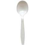Heavy Weight White Soup Spoons