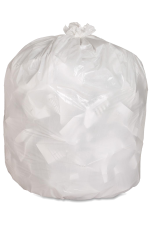 HD Clear Trash Bags, 43x46 (56 Gallon)